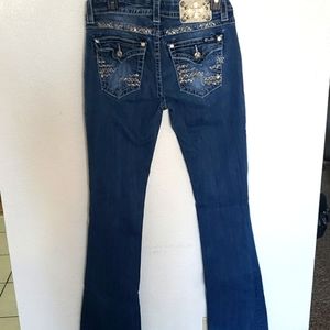 Mid-Rise Boot Cut Miss Me Jeans